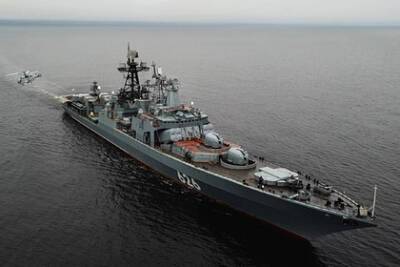 Российский противолодочный корабль подошел к берегам Британии