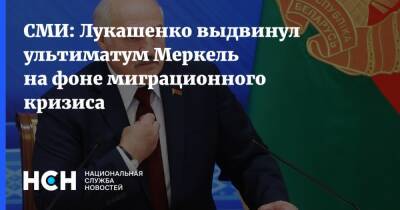 СМИ: Лукашенко выдвинул ультиматум Меркель на фоне миграционного кризиса