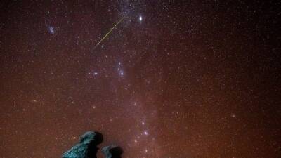 Метеор из потока Леониды пронесся яркой вспышкой над Приволжьем