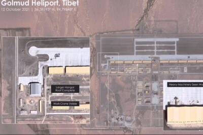 Китай начал строительство огромной вертолётной базы в Тибете у границ Индии