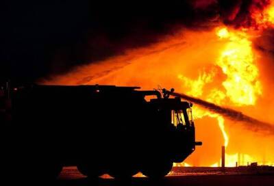 В Волосовском районе на пожаре пострадал местный житель