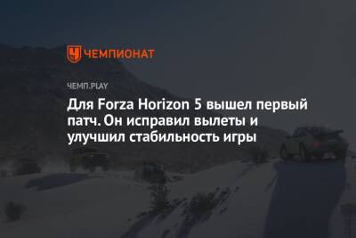 Для Forza Horizon 5 вышел первый патч. Он исправил вылеты и улучшил стабильность игры