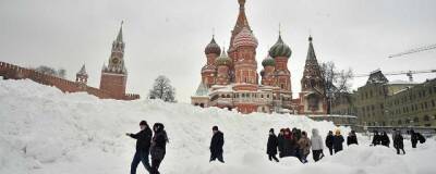 В Москве к субботе ожидается выпадение 25% месячной нормы снега