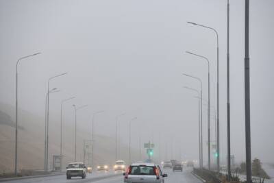 Центр Волгограда утром 18 ноября накрыл густой туман