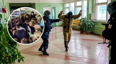 В Новочебоксарске изобразили вооруженное нападение на школу, "террорист" сдался