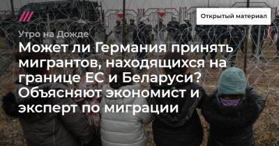 Может ли Германия принять мигрантов, находящихся на границе ЕС и Беларуси? Объясняют экономист и эксперт по миграции