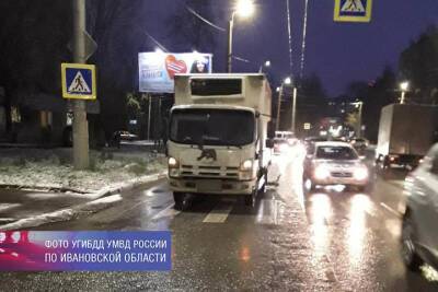 Пьяный водитель грузовика без прав сбил в Иванове пешехода