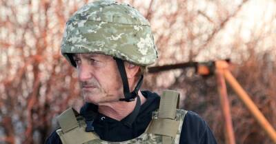 Шон Пенн хочет снять документальный фильм о событиях в Украине - уже встретился с бойцами ООС