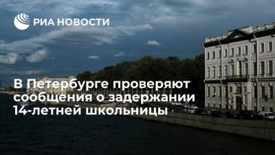 Детский омбудсмен Петербурга Митянина проверит сообщения о задержании 14-летней девочки