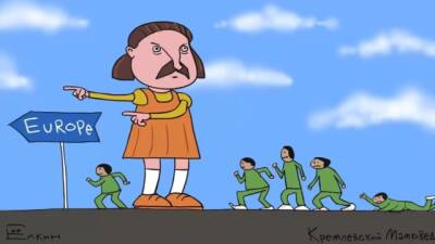 «Игра в кальмара»: в Сети появилась меткая карикатура на Лукашенко