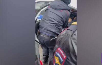 В Петербурге полиция жестко скрутила школьницу за переход дороги в неположенном месте