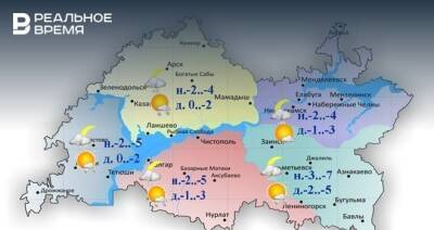 В Татарстане сегодня местами снег и до -5 градусов
