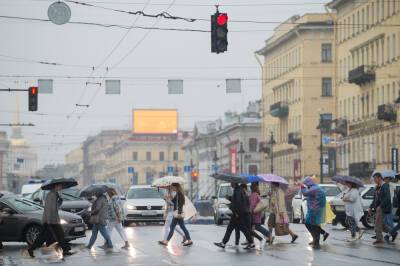 Небольшие дожди придут в Санкт-Петербург в пятницу