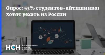 Опрос: 53% студентов-айтишников хотят уехать из России