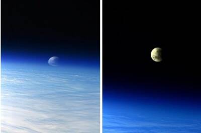 Космонавт Пётр Дубров сфотографировал самое длинное лунное затмение за 500 лет