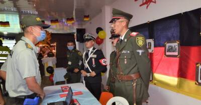 В Колумбии курсанты полиции оделись в нацистскую форму в рамках недели культурного обмена