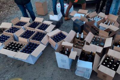 Белгородские полицейские не пустили в продажу три тонны немаркированного алкоголя