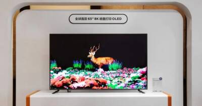 TCL представила первый в мире 8К OLED-телевизор созданный при помощи струйной печати
