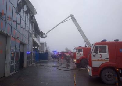 Площадь пожара в цеху на улице Рязанской составила 70 квадратных метров