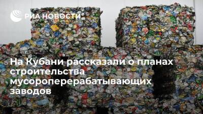 Зону Черноморского побережья рассматривают для строительства заводов по переработке мусора