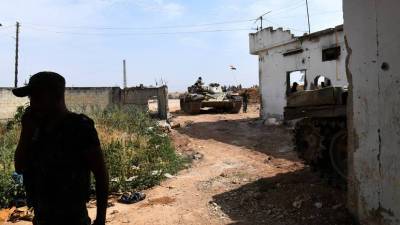 В САР в результате обстрела террористов погиб сирийский военный