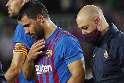 Футболист «Барселоны» Агуэро пропустит несколько месяцев из-за проблем с сердцем