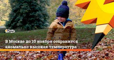 В Москве до 10 ноября сохранится аномально высокая температура