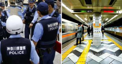 В метро Токио мужчина с ножом напал на пассажиров - видео