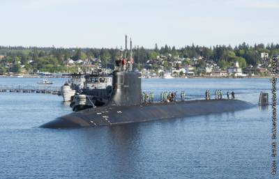 В ВМС США заявили, что атомная подлодка Connecticut столкнулась с подводной горой