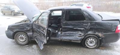 В Уфе автоледи устроила ДТП: пострадали два человека