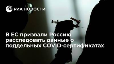 РБК: ЕС ждет от России расследования торговли в Сети европейскими COVID-сертификатами