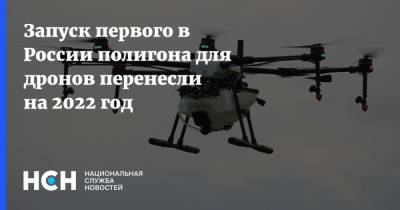 Запуск первого в России полигона для дронов перенесли на 2022 год
