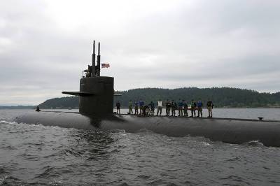 Атомная подлодка США столкнулась с подводной горой - tvc.ru - США - state Connecticut