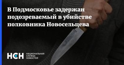 В Подмосковье задержан подозреваемый в убийстве полковника Новосельцева