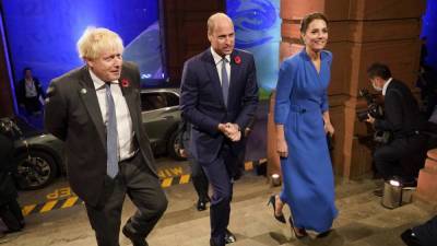 Кейт Миддлтон, принц Уильям и другие на приеме по случаю открытия климатической конференции в Глазго