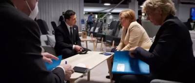 Зеленский встретился с Меркель: о чем говорили
