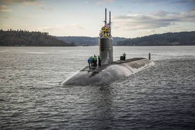 В ВМФ России назвали причину столкновения подлодки США с подводной горой