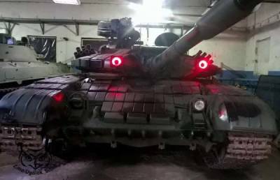 Очи красные: оружейники Донбасса беспрецедентно модернизировали трофейный танк