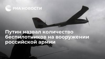 Путин: на вооружении российской армии более двух тысяч беспилотных летательных аппаратов