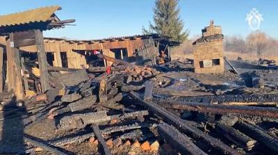 В Камышловском районе во время пожара погибли двое детей