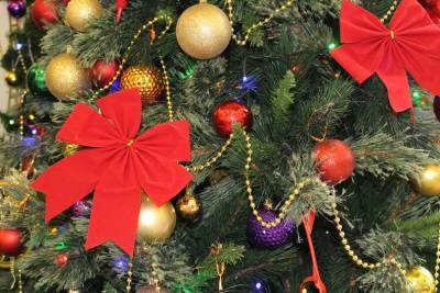 В Уфе на площади Салавата Юлаева устанавливают новогоднюю елку