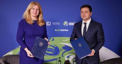 Зеленский подписал с президентом Словакии декларацию о европерспективе Украины
