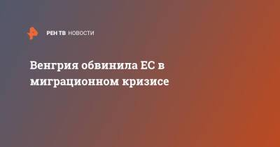 Венгрия обвинила ЕС в миграционном кризисе