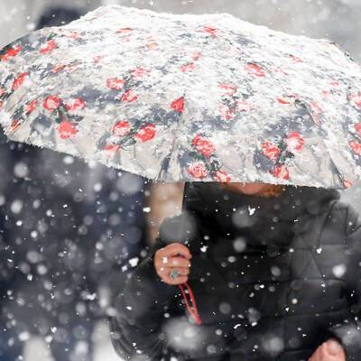 Обещанный синоптиками снегопад начался в Москве и Подмосковье