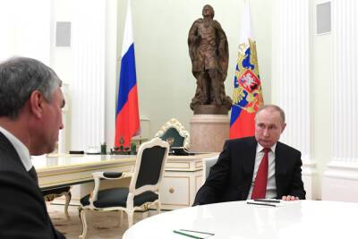 Володин ответил США насчет президентства Путина после 2024 года