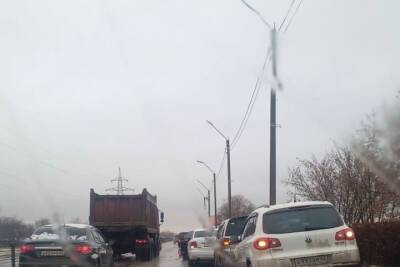 На Северной Окружной в Рязани столкнулись несколько машин