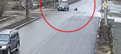 ГИБДД нашла сбежавшего водителя, который сбил пешехода на «зебре» в Петрозаводске (ВИДЕО)