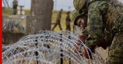 Эстония начала воздвигать временные заграждения на границе с Россией