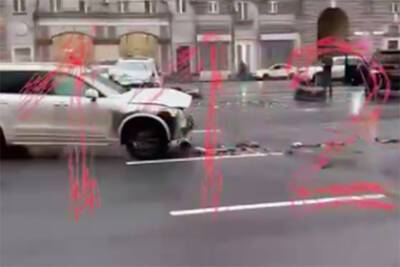 Опубликованы кадры последствий смертельной аварии в Москве