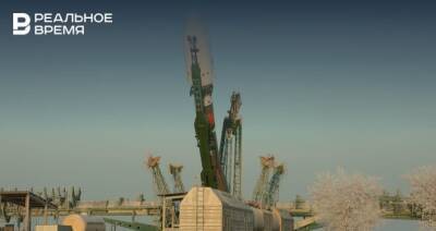 На Байконуре установили ракету-носитель «Союз-2.1б» с новым модулем для МКС